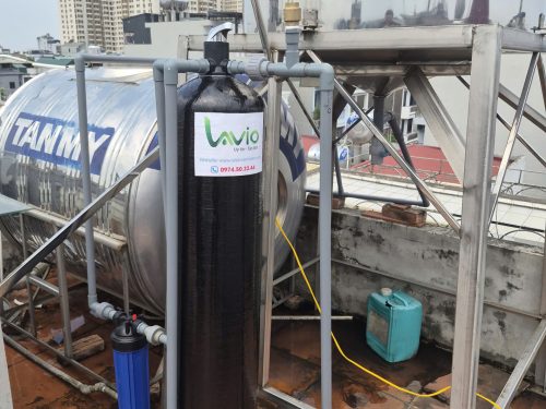 Bộ lọc tổng sinh hoạt LV01 van tay tích hợp