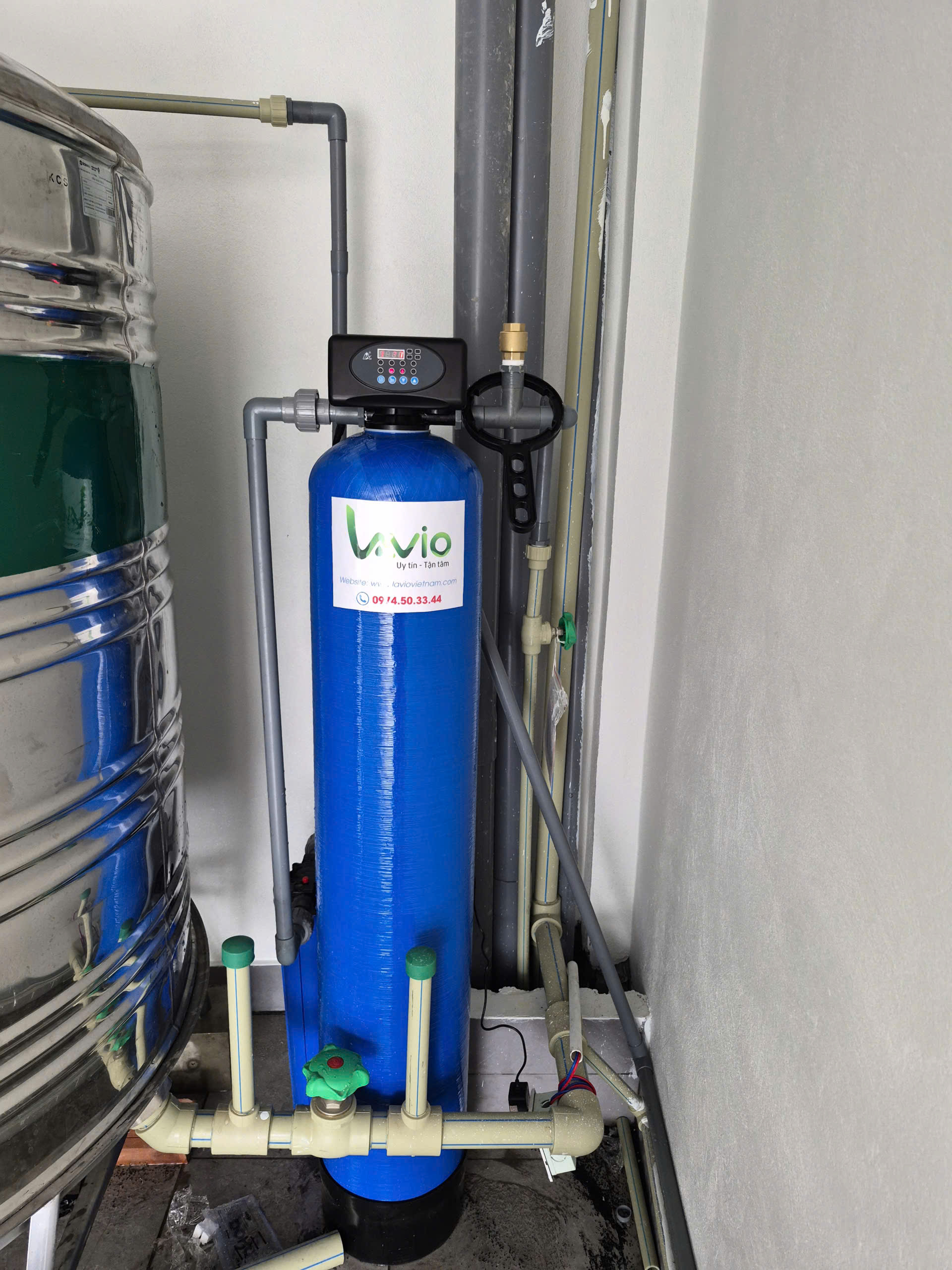 Bộ lọc tổng sinh hoạt LV01 tự động xục rửa